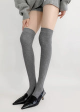 Dia Jacquard Long Knee Socks (3color)