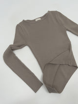 Ruby Unbalanced Ribbed T-shirt