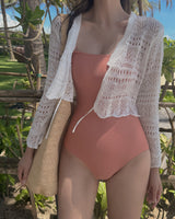 Af Punching Knit Cardigan
