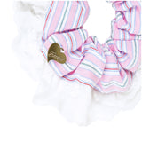 Lace scrunchie_pink