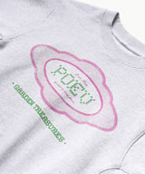 Lace Applique Sweatshirt - Light Grey