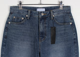 EYELET DENIM PANTS