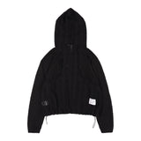 Plumpy Lace Line Hood Zip-Up (Black) F25QA965