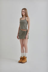 RIBBED SLEEVELESS TOP