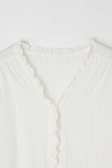  Inuf frill blouse_ivory