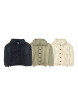  Level Tteokbokki Knit Hooded Cardigan