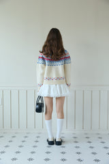 ICELANDIC PATTERNED CARDIGAN