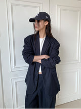 PAPERMOON PIN STRIPE BLAZER JACKET