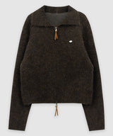 Poggle knit zip-up - zipup