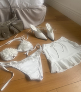 Mermaid フリルビキニセット (white)
