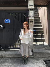 momo flower layered sleeve