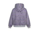 Stripe Graphic Hoodie Zip-Up