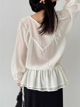 elin string blouse (2color)