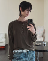 Rookies Buckle Layered Long Sleeve