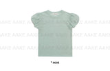 PUFF SLEEVE SHEER TEE