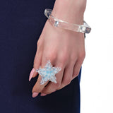 JELLY STAR RING (BLUE)
