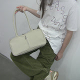 セーフティピンスクエアバッグ / Safety Pin Square Bag (beige)