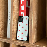 [MADE] strawberry pattern [epoxy bumper case]