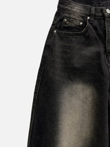 Ramie Brush Balloon Denim Pants 5C