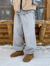 Furano brushed wide jogger pants