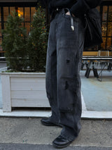 Double carpenter denim pants