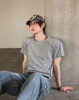 Layden Ribbed Cut-out Short Sleeve T-shirt