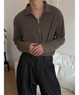 [F/W] ヘアジッパーカラジップアップ(3color)
