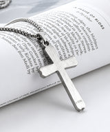 NN-105 Blackstone Cross Necklace