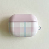 cozy pink matte hard airpods case