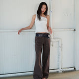 Single Buckle sleeveless_ivory