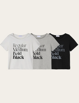 [S/S] レギュラープリンティングハーフTシャツ(3color)