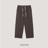 [SET UP가능] Velvet wide training pants(2color)