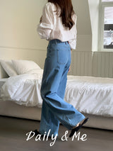 Summer cool wide denim(2color)