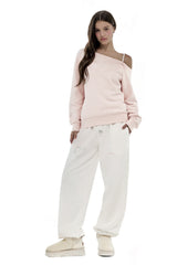 Kleen club one-shoulder sweatshirt, Dark gray