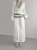 Flobe Deep V-Neck Net Knit