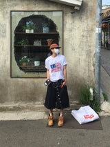 Vintage Clyde American Flag Short-Sleeved T-Shirt 3C