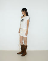 [MADE] One Shoulder Ribbon T-shirt 002