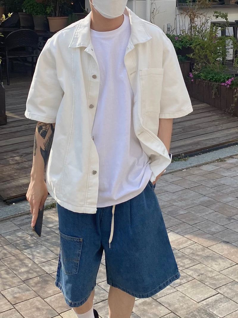 One pocket half pants