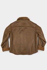 Lux eco fleece leather mustang