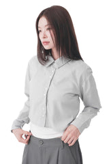  LINE BALANCE CROP SHIRT