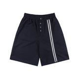 ボタンアップバミューダスウェットパンツ (NAVY) F25QD817