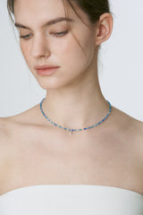 Silver925_オーシャンドルフィン_ネックレス (Multi,Blue)