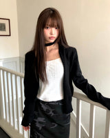 ネラレースフリルニットタンクトップ