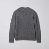 ALPACA SHAGGY KNIT GRAY