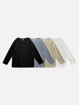 Module ベーシックワッフル Uniqlo ロングスリーブ 4C