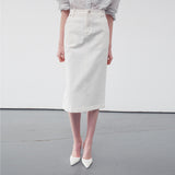 MIDI DENIM SKIRTS 