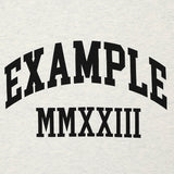 EXAMPLE アーチロゴスラブビッグシルエット半袖Tシャツ