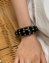 Twinkle metal stud bangle