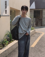 コア ベーシック Uネック ロングスリーブ Tシャツ