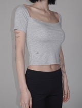 Organic Deep Square Neck - Short Sleeve